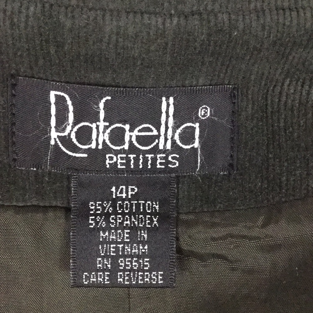 NWOT Rafaella olive-green-grey corduroy blazer - Picture 9 of 10